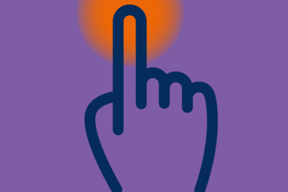 Visualisierte Hand 
